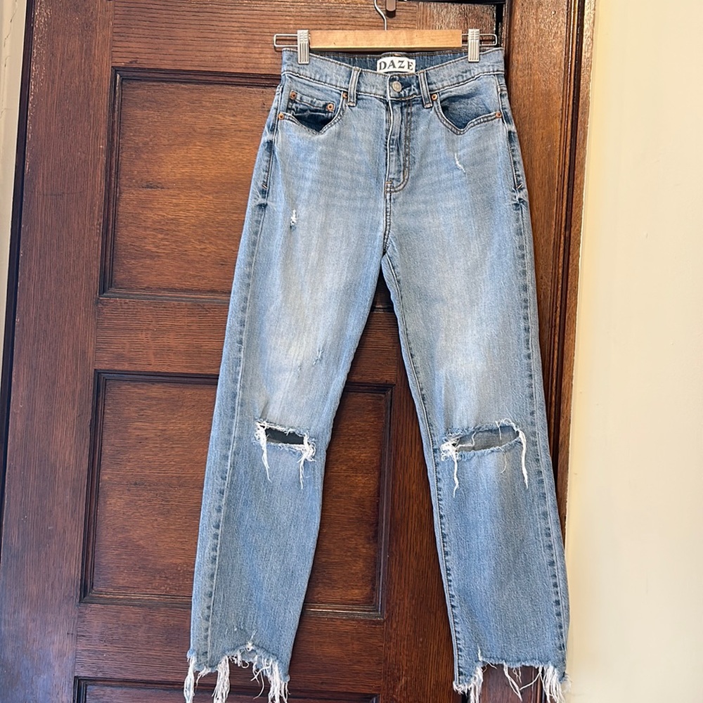 Daze straight ankle jeans